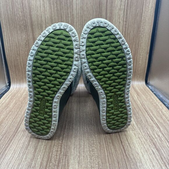 L.L Bean Womens 8 Medium Waterproof Ultralight Snow Boots Insulated 200g Green - Picture 6 of 8